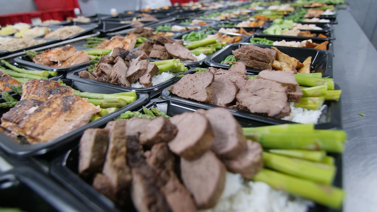 Nutritious meal preparation for muscle building
